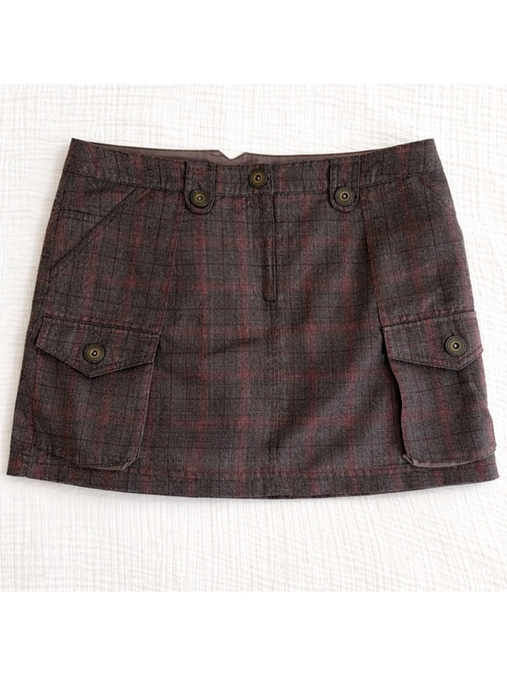 Cino Plaid Y2K Vintage Mini Skirt
Size 12